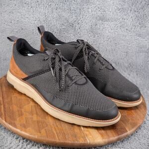 Cole Haan Grand Atlantic Black Brown Sneaker C34651 Size 13 M